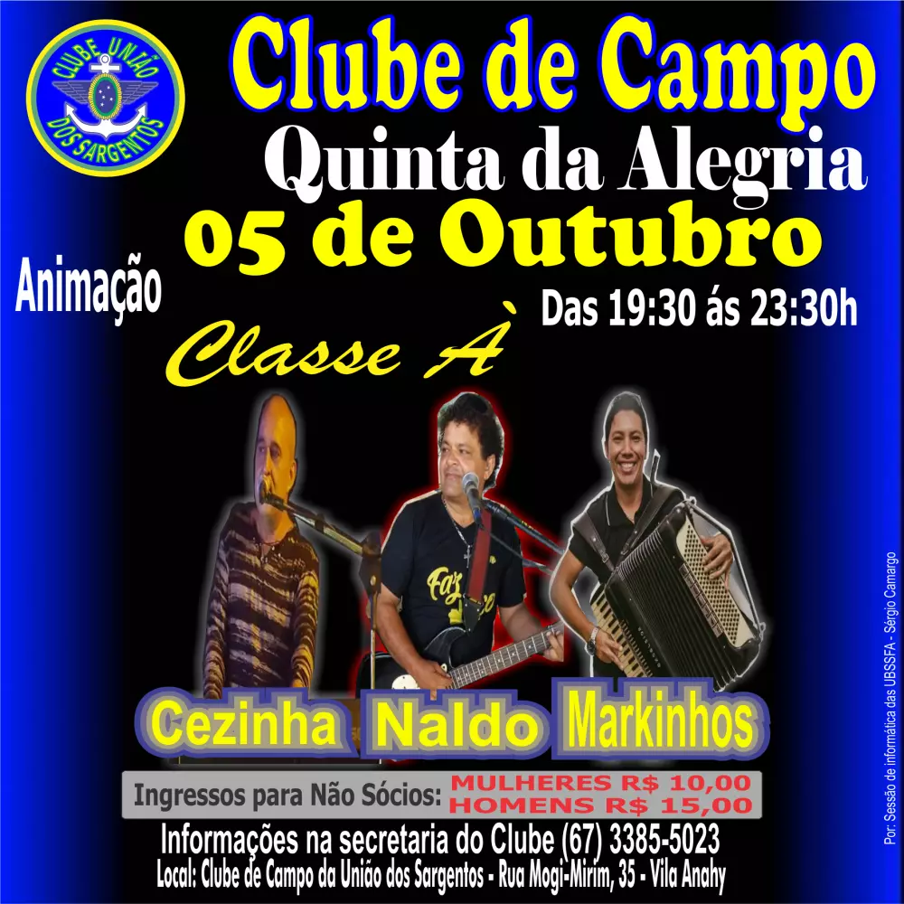 Quinta da Alegria no Clube de Campo